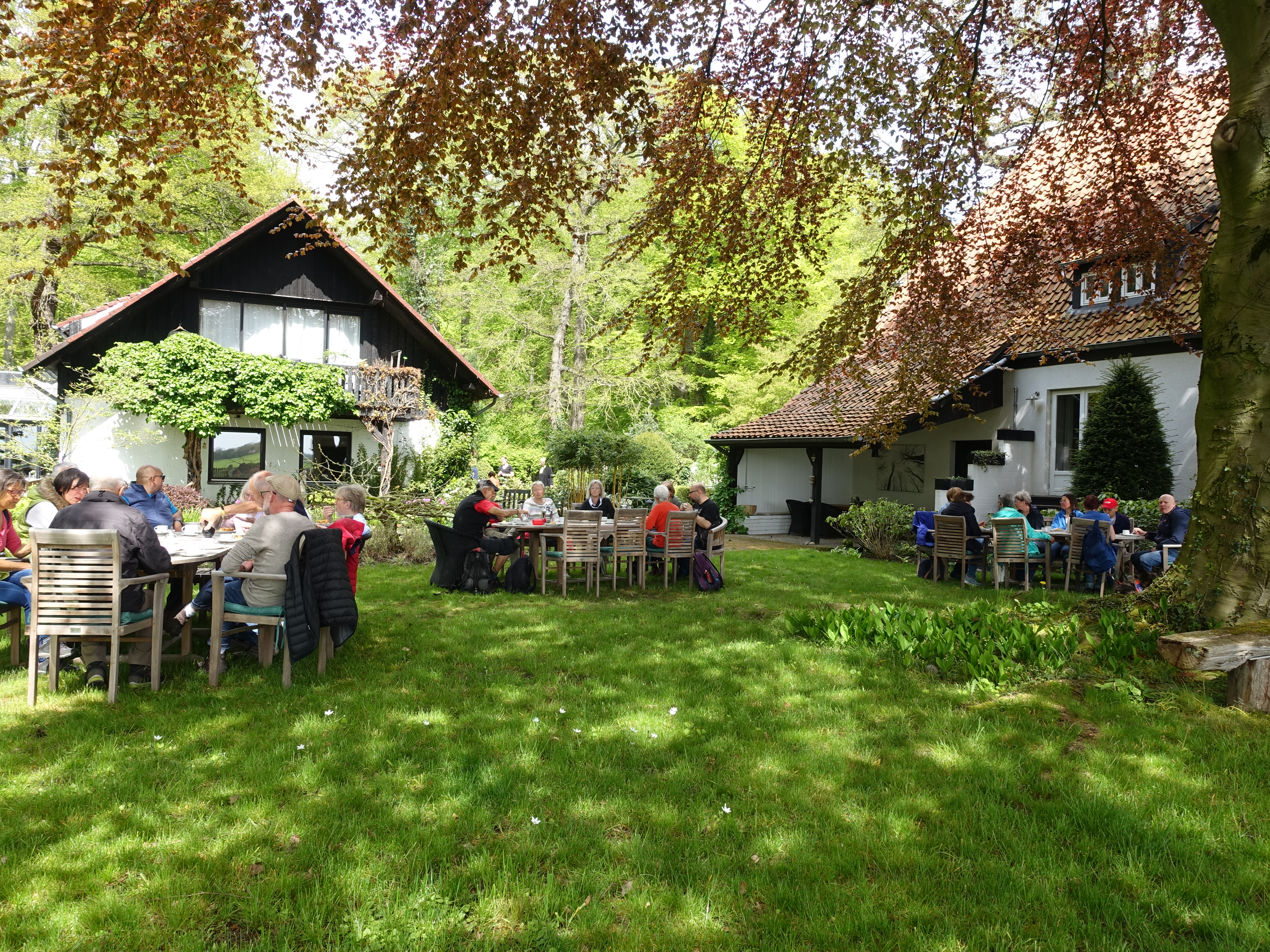 Im Café Webstuhl